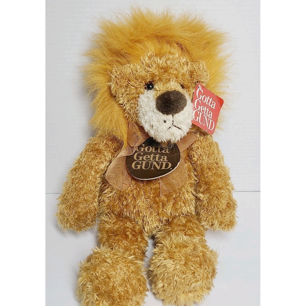 Gotta Get a Gund Pounce Delion #5039 Plush 16" Brown Lion Soft Furry